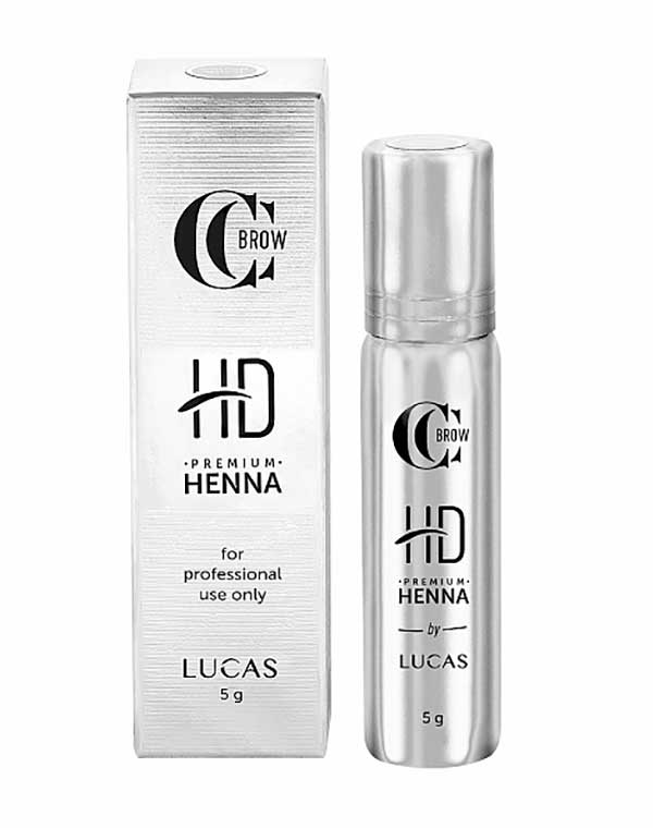 Хна для бровей Premium henna HD, CC Brow, 5 г Lucas Cosmetics