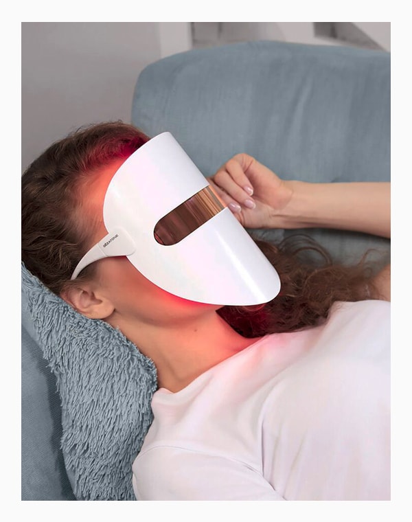 Светодиодная маска для омоложения кожи лица m1020, Gezatone MDN1301235 - фото 10