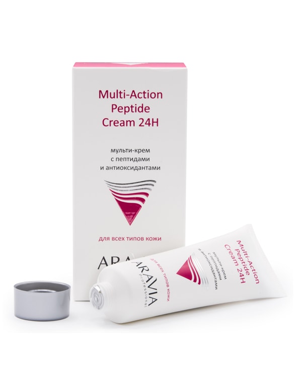 Мульти-крем с пептидами и антиоксидантным комплексом для лица Multi-Action Peptide Cream, ARAVIA Professional, 50 мл 6615069 - фото 3