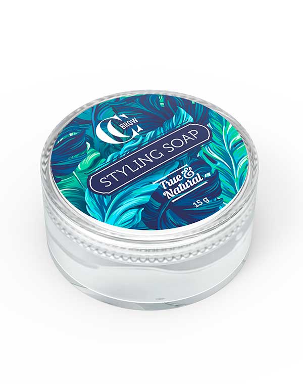 

Гель, воск Lucas Cosmetics, Мыло для укладки бровей со щеточкой Styling Soap, True&Natural, CC Brow, 15g