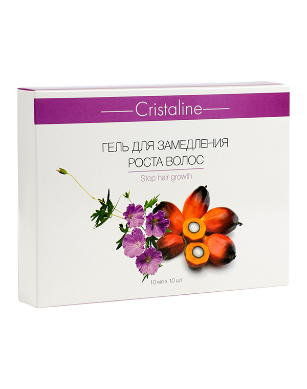 

Косметика для депиляции Cristaline, Гель, замедляющий рост волос, Cristaline, 10 мл х 10 шт