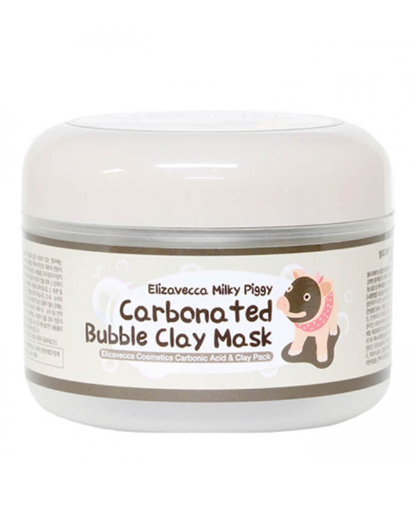 Очищающая кислородная маска Milky Piggy Carbona Ted Bubble Clay Pack Elizavecca, 100 мл