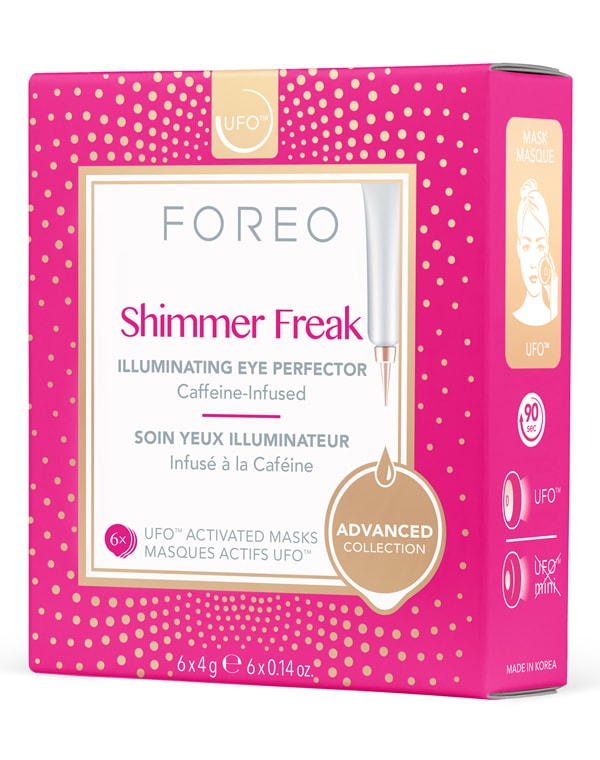 Освежающая маска для глаз Shimmer Freak Mask, Foreo, 6 шт х 4 г 1923982 - фото 1