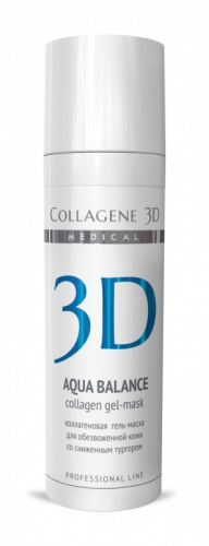 

Гель-маска с гиалуроновой кислотой Aqua balance 30 мл Medical Collagene 3D
