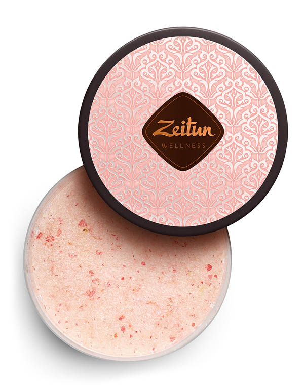 

Пилинг, скраб Zeitun, Скраб для тела Смягчающий скраб для тела "Ритуал нежности" с дамасской розой и маслом персика Zeitun