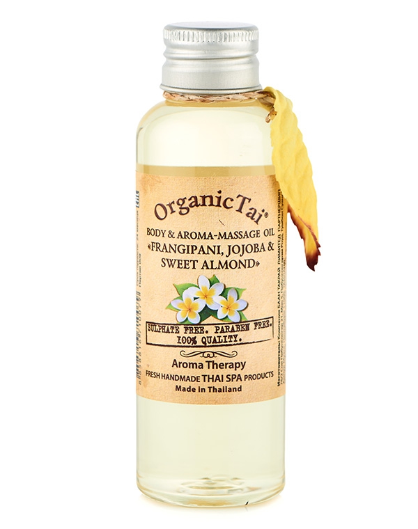

Масло Organic Tai, Масло для тела и аромамассажа «Франжипани жожоба и сладкий миндаль» Organic Tai, 120 мл