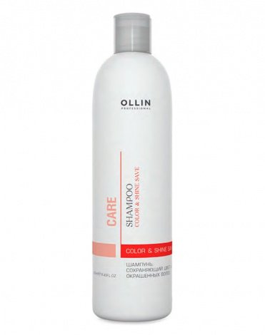 Шампунь сохраняющий цвет и блеск окрашенных волос Color&Shine Save Shampoo, Ollin 1