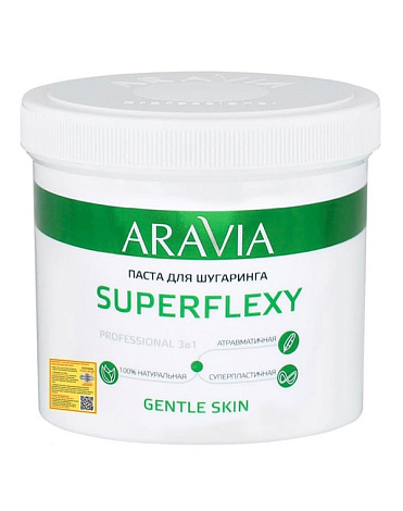 Паста для шугаринга SuperFlexy Gentle Skin, ARAVIA Professional, 750 г  1