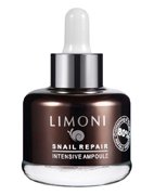 Сыворотка для лица восстанавливающая Snail Repair Intensive Ampoule Limoni, 25 мл Сыворотка для лица восстанавливающая Snail Repair Intensive Ampoule Limoni, 25 мл