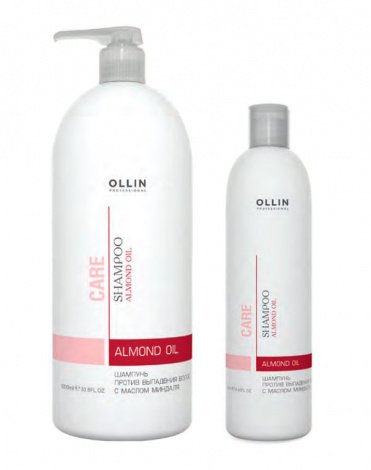 Шампунь против выпадения волос с маслом миндаля Almond Oil Shampoo, Ollin 1