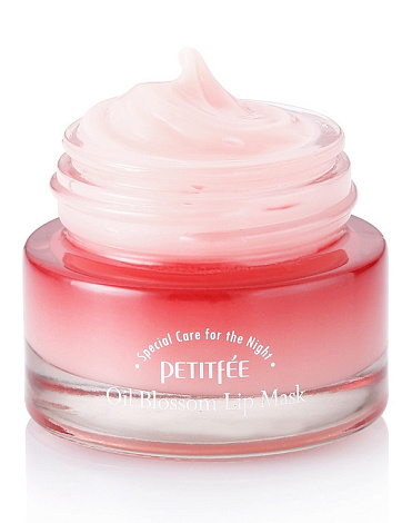 Маска для губ с маслом камелии Oil Blossom Lip mask, Petitfee, 15 гр 3