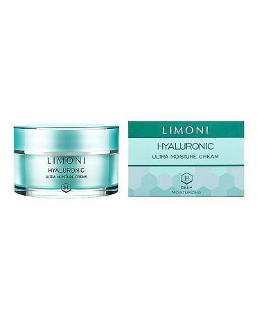 Ультраувлажняющий крем для лица с гиалуроновой кислотой Hyaluronic Ultra Moisture Cream Limoni, 50 мл 4