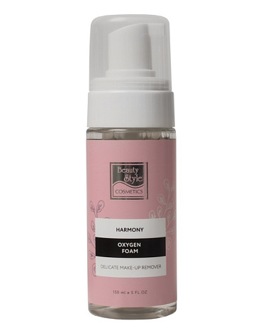 Кислородная пенка для умывания с хлопком "Harmony", Beauty Style, 150 мл 1