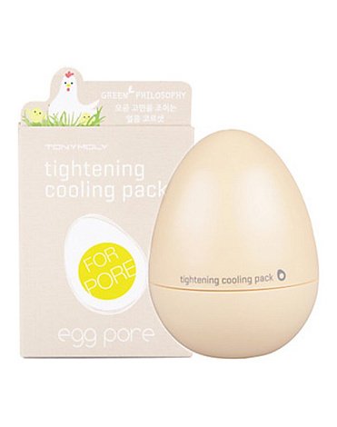 Маска от расширенных пор Egg Pore Tightening Cooling Pack, Tony Moly 1