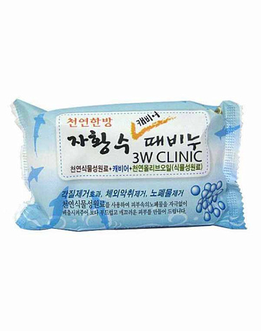 Мыло кусковое, 3W Clinic, 150 г 3