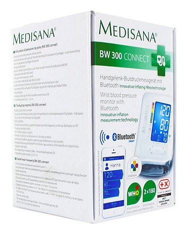 Запястный тонометр BW 300 Connect Medisana 7