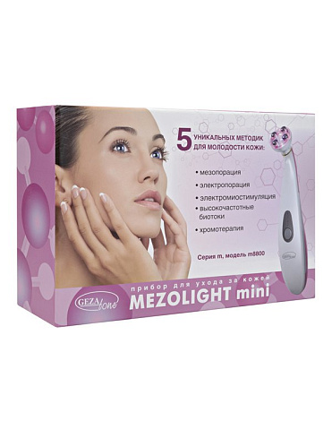 Массажер для ухода за кожей лица m 8800 Mezolight mini 4