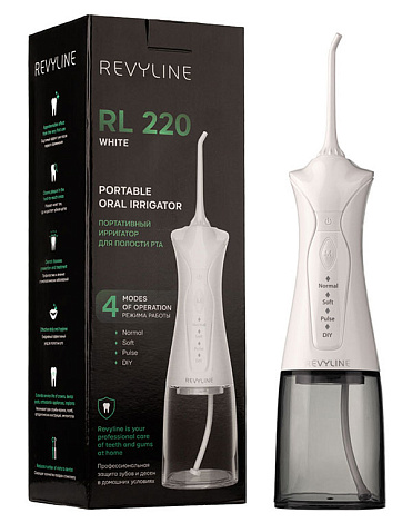 Ирригатор портативный RL220, цвет белый, Revyline 11