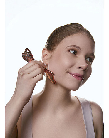 Гуаша массажер для лица и шеи «Gua Sha Multi-Pearls AMG342», CHEEKY GEMMY, Gezatone 8