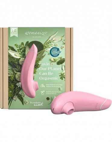 Экологичный стимулятор с уникальной технологией Pleasure Air  Eco, розовый, Womanizer 5
