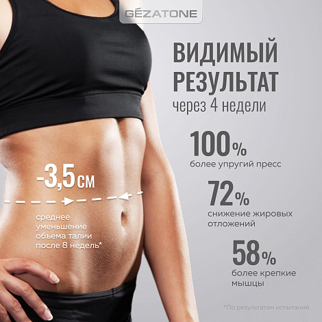 Пояс-миостимулятор для мышц пресса Biolift4 M13 ABS, Gezatone 16