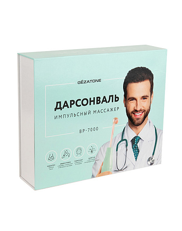 Аппарат дарсонваль для ухода за волосами BP-7000 (Biolift4 203) бирюзовый, Gezatone 4