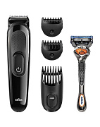 Электрический триммер SK3000 + Бритва Gillette + 1 кас (3/504) Braun Электрический триммер SK3000 + Бритва Gillette + 1 кас (3/504) Braun