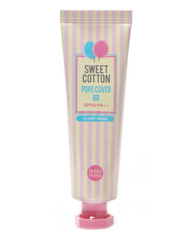 ББ Крем с экстрактом хлопка "Sweet Cotton Pore Cover", Holika Holika 1