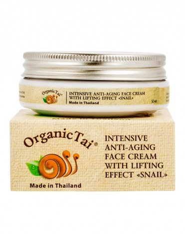 Лифтинг-крем интенсивный антивозрастной для лица «С экстрактом улитки» Organic Tai, 50 мл 1