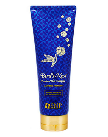 Маска для волос очищающая Ласточкино гнездо Bird's nest Cleansing Treatment SNP, 250 мл 1