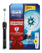 Электрическая зубная щетка Braun ORAL-B 2500/D 20.513.2 MX Black Cross Action