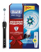 Электрическая зубная щетка Braun ORAL-B 2500/D 20.513.2 MX Black Cross Action Электрическая зубная щетка Braun ORAL-B 2500/D 20.513.2 MX Black Cross Action