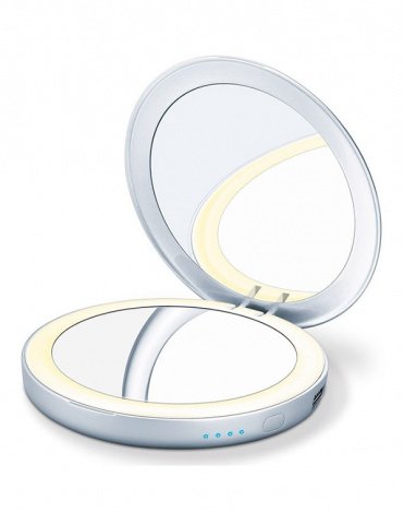 Зеркало косметическое BS39 Power bank, Beurer 1