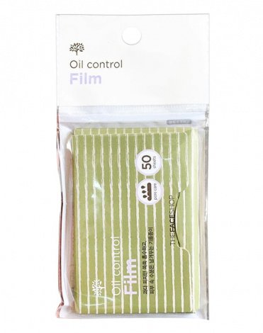 Салфетки для удаления жирного блеска 3M Oil Control Film, The Face Shop, 50 шт 1