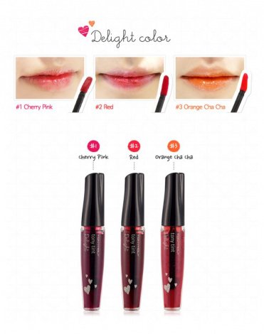 Тинт для губ Delight Tony Tint, Tony Moly 3