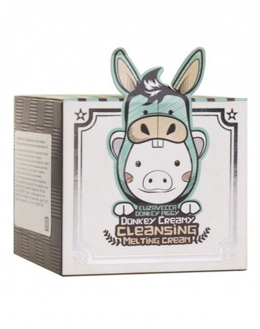 Крем для лица на основе ослиного молока Donkey Creamy Cleansing Melting Cream Elizavecca, 100 г 4