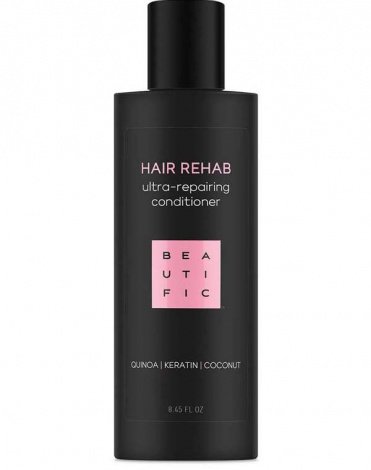 Бальзам-кондиционер супер-восстанавливающий для повреж волос с протеинами киноа Hair Rehab Beautific 1
