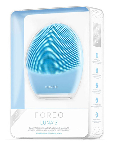 Очищающий и тонизирующий массажер для комбинированной кожи LUNA 3, Foreo 3