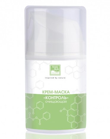Крем-маска очищающая для жирной и смешанной кожи "Контроль", Beauty Style 1