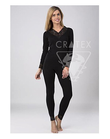 Кофточка женская  (черн) CRATEX, L 3