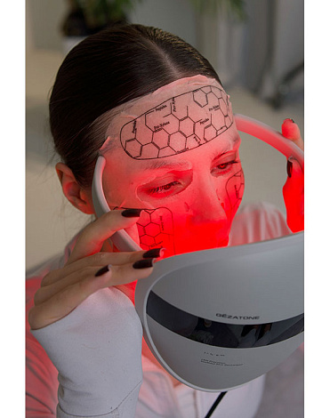Тканевая маска для светотерапии лица Photon Age Firming, Gezatone, 5 х 30 мл 6