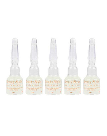 Сыворотка для мезороллера анти-акне "Stop Acne" Beauty Style, 3 мл*5 шт 3