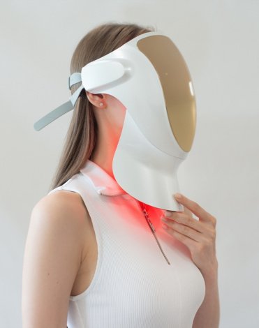 Светодиодная беспроводная LED маска для омоложения кожи лица и шеи m 1040 Gezatone 16