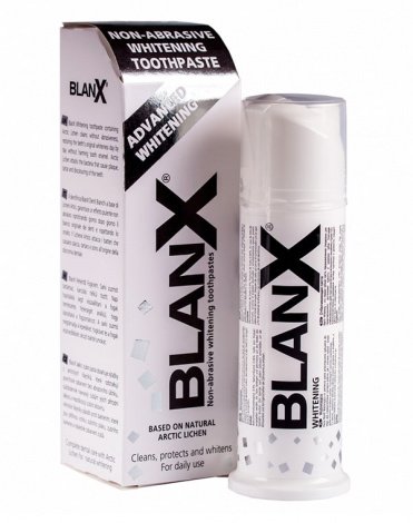 Зубная паста отбеливающая Advanced Whitening, Blanx, 75 мл 1