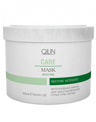 Маска интенсивная для восстановления структуры волос Restore Intensive Mask, Ollin 2