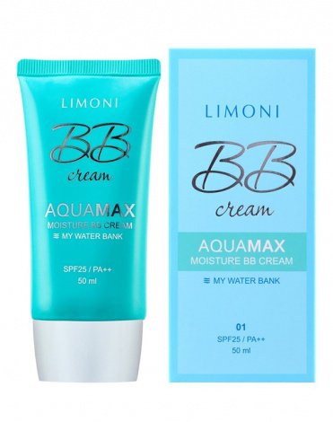 Крем для лица BB увлажняющий Aquamax Moisture BB Cream Limoni, 40 мл 2