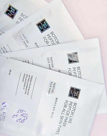 Шелковая пептидная маска от морщин с комплексом Cova b Trox «Ботокс Лайк» 10 шт х 30 мл Beauty Style 7