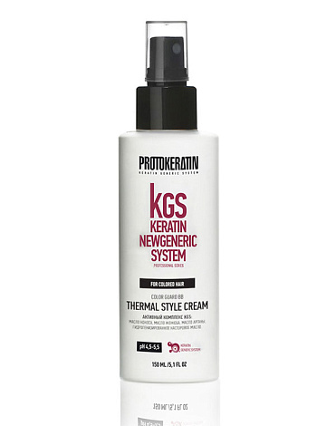 BB-крем восстановление, термозащита для окрашенных волос Color Guard BB Thermal Style Cream 150мл Protokeratin 1