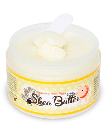 Питательный крем-бальзам для лица с маслом ши Milky Piggy Shea Butter 100% Elizavecca, 88 мл 2