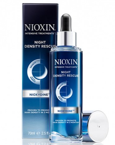 Сыворотка ночная для увеличения густоты волос Night Density Rescue, Nioxin 1